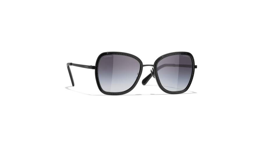 Sunglasses CHANEL CH4277B C101S6 53-20 Black Matte Medium Gradient in stock
