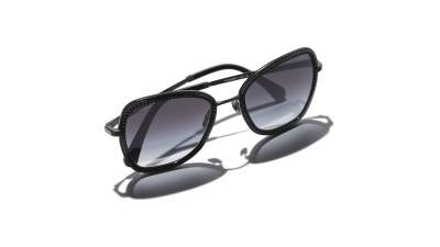 Chanel 4265 C101/S4 Black Round Polarised Sunglasses