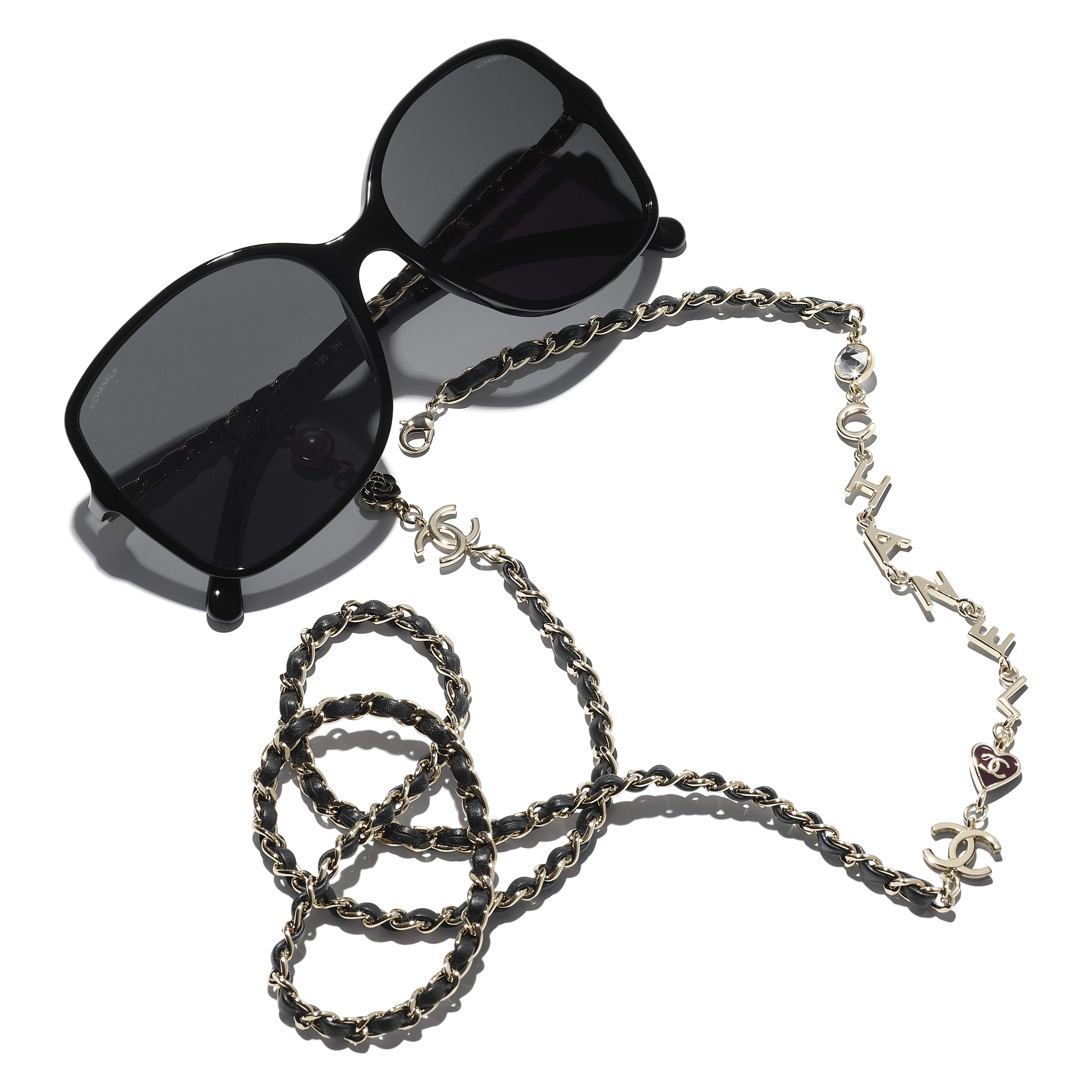 Sunglasses CHANEL CH5504 C622/M3 53-17 Black in stock, Price 300,00 €