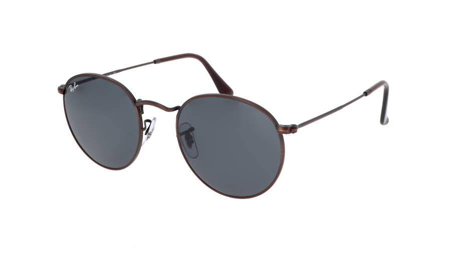Verbinding Zuivelproducten Meer dan wat dan ook Sunglasses Ray-Ban Round Antique copper Metal Grey Matte RB3447 9230/R5  47-21 Small in stock | Price 74,96 € | Visiofactory