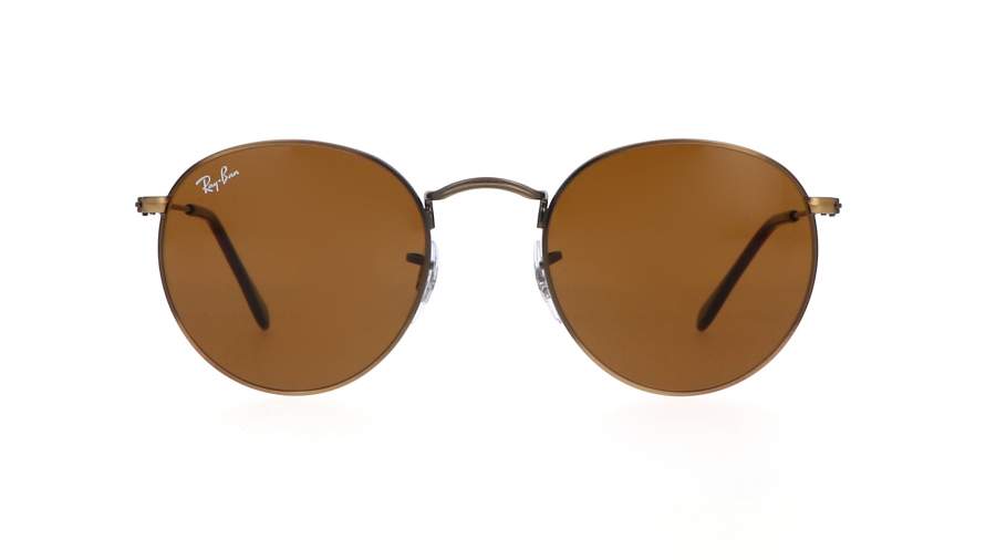 Sunglasses Ray-Ban Round Antique Gold Gold Matte Evolve RB3447 9228/33 53-21 Large in stock