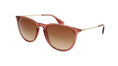 Sunglasses Ray-Ban Erika Transparent light brown Brown RB4171 6590/13 54-18 Medium Gradient in stock