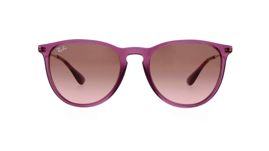 Sunglasses Ray-Ban Erika Transparent Violet RB4171 6591/14 54-18 Medium Gradient in stock