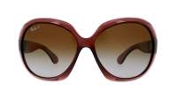 Ray-ban Jackie ohh  RB4098 6593/T5 60-14  Brun Transparent brown 
