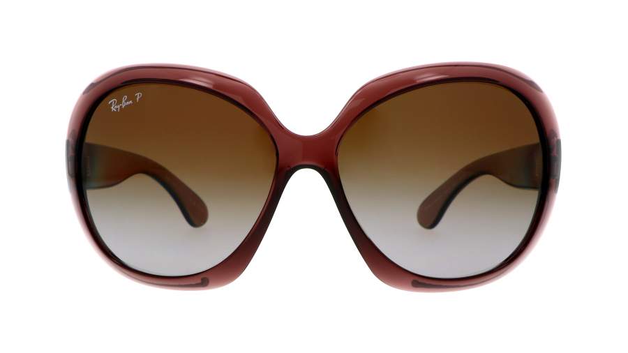 Ray-Ban Jackie Ohh Ii Transparent Brown Brown RB4098 6593/T5 60-14 Large Polarized Gradient in stock
