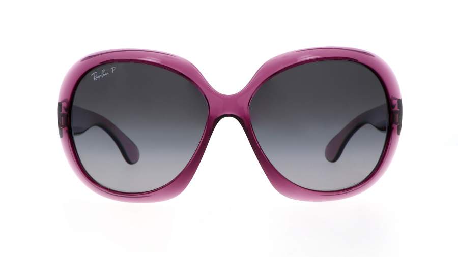 Ray-Ban Jackie Ohh Ii Transparent Violet Purple RB4098 6591/T3 60-14 Large Polarized Gradient in stock