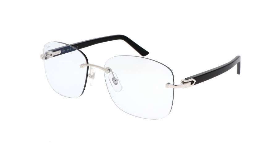 Sunčane naočale Cartier CT0227S 006 58-17 Srebrna