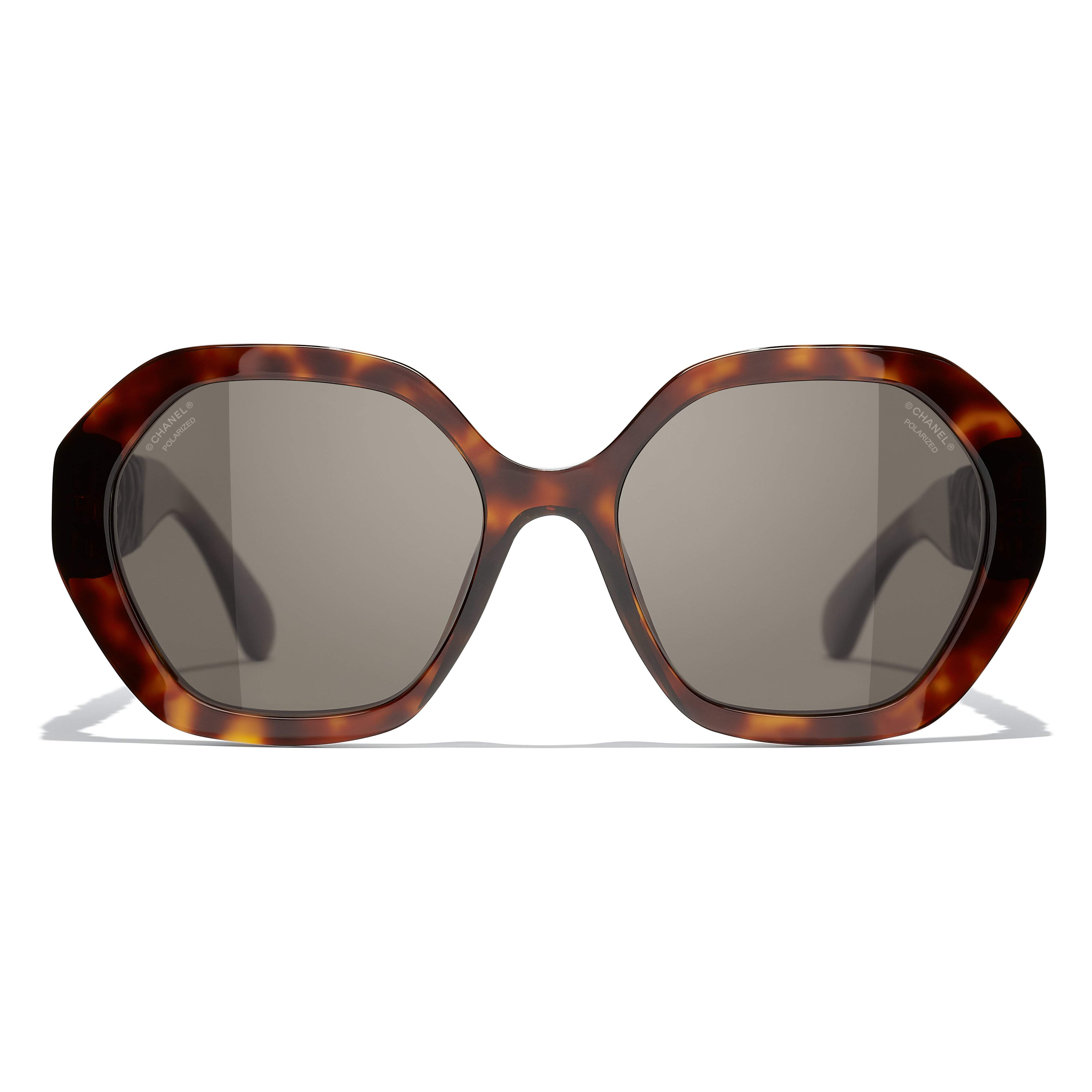Sunglasses CHANEL CH5475Q 116483 55-18 Dark havana Tortoise Polarized in  stock, Price 383,33 €