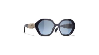 Sunglasses CHANEL CH5475Q 1462S2 55-18 Black Medium in stock