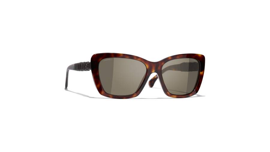 Sunglasses CHANEL CH5476Q 1164/3 57-17 Havana Tortoise Large in stock