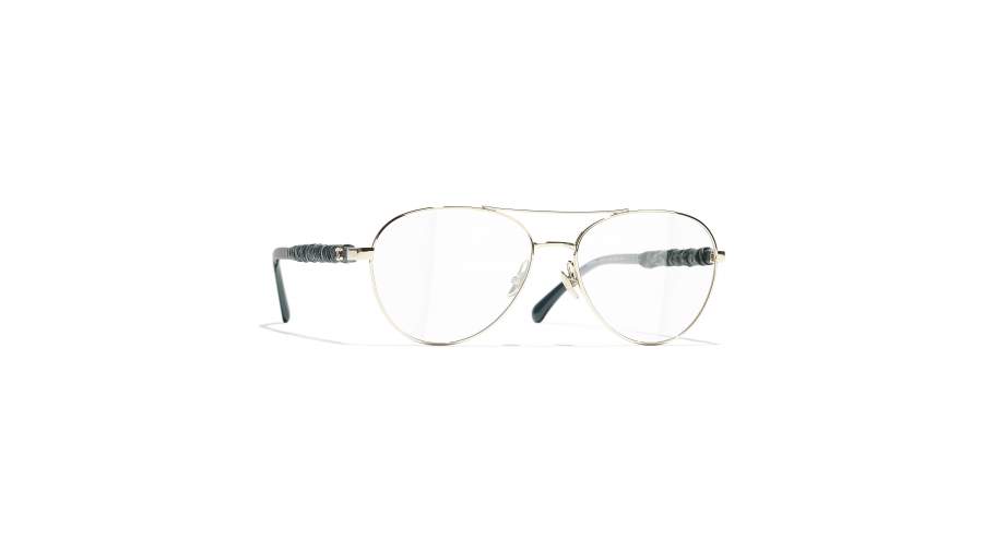 Eyeglasses CHANEL CH2210Q C468 54-16 Pale Gold Gold Medium in stock