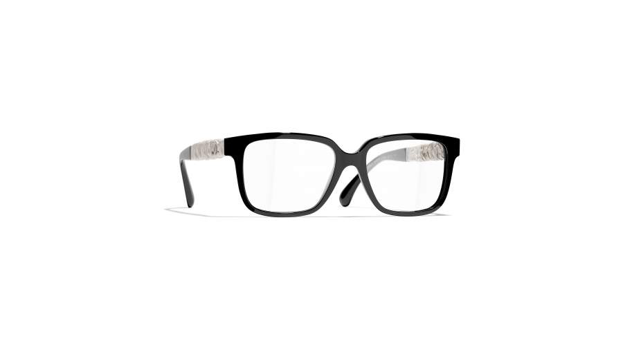 Eyeglasses CHANEL CH3435Q 1082 54-16 Black and White Black Medium in stock