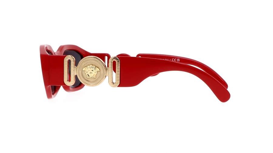 NWT Versace VE4361 Red Oval 53mm Sunglasses Versace Mod 4361 5330/87 Red Gray 53-18-140 Sunglasses | eBay main image 4