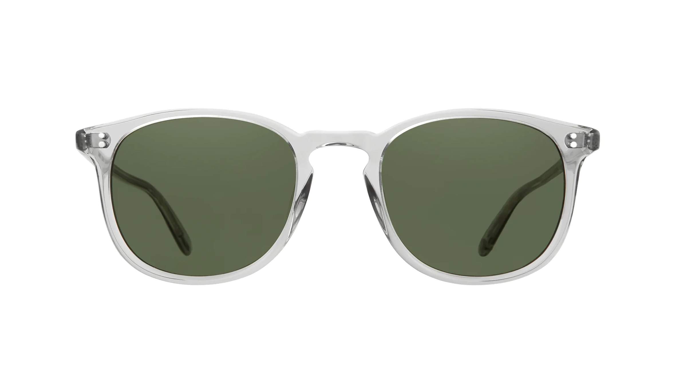 Lunettes De Soleil Garrett Leight BENTLEY 53-22 - Monture Noire Acétate - Verres Polarisés Noirs