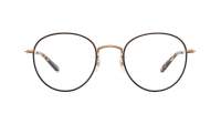 Garrett Leight Paloma 3011 MBK-MG-OV 48-23 Black and Gold