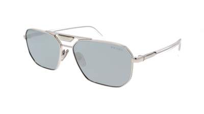 Sonnenbrille Prada Eyewear PR 58YS 1BC02R 57-15 Silber auf Lager