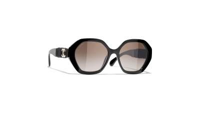 Sonnenbrille Chanel   CH5475Q C622S5 55-18  Schwarz auf Lager