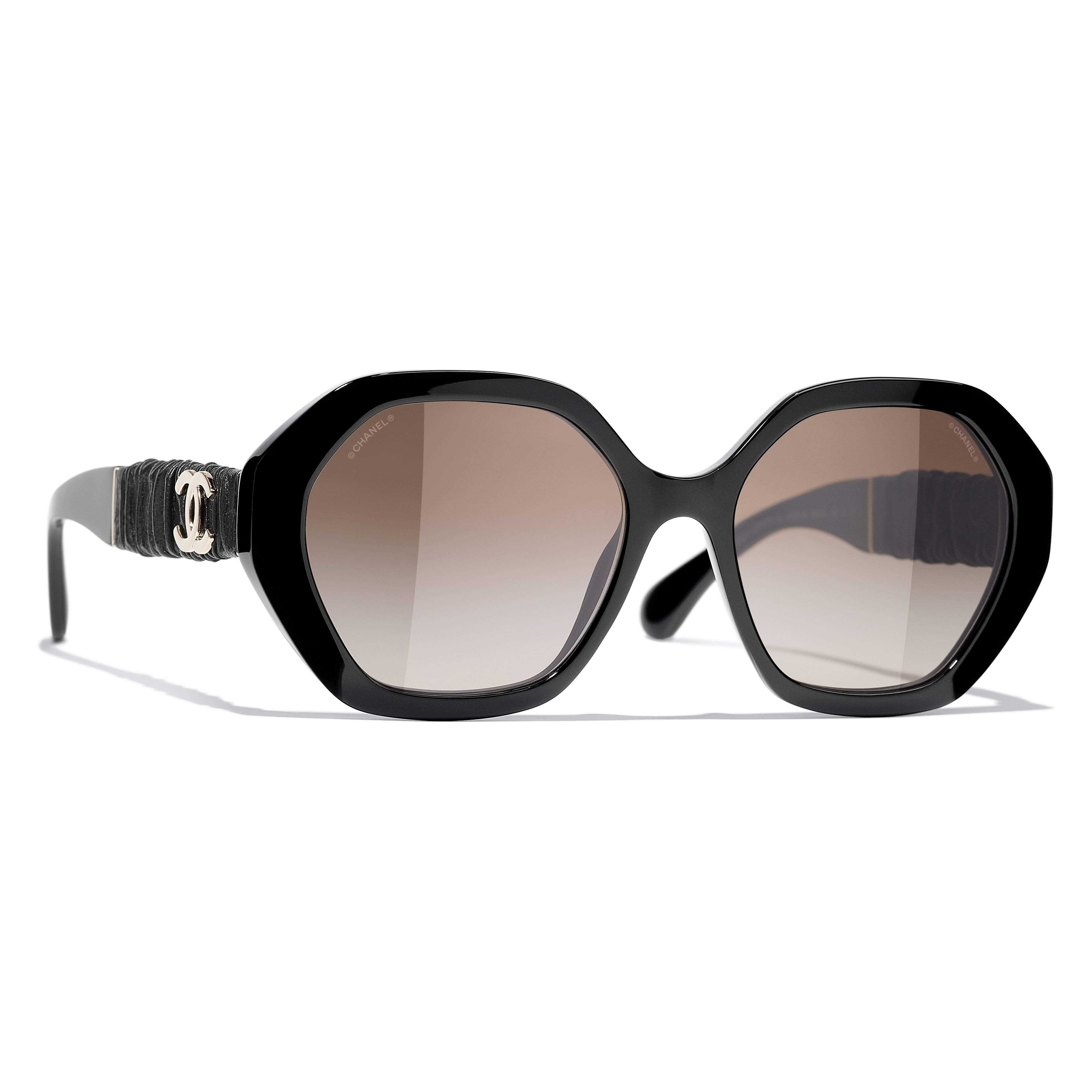 Sunglasses Chanel CH5475Q C622S5 55-18 Black in stock | Price 337,50 € |  Visiofactory