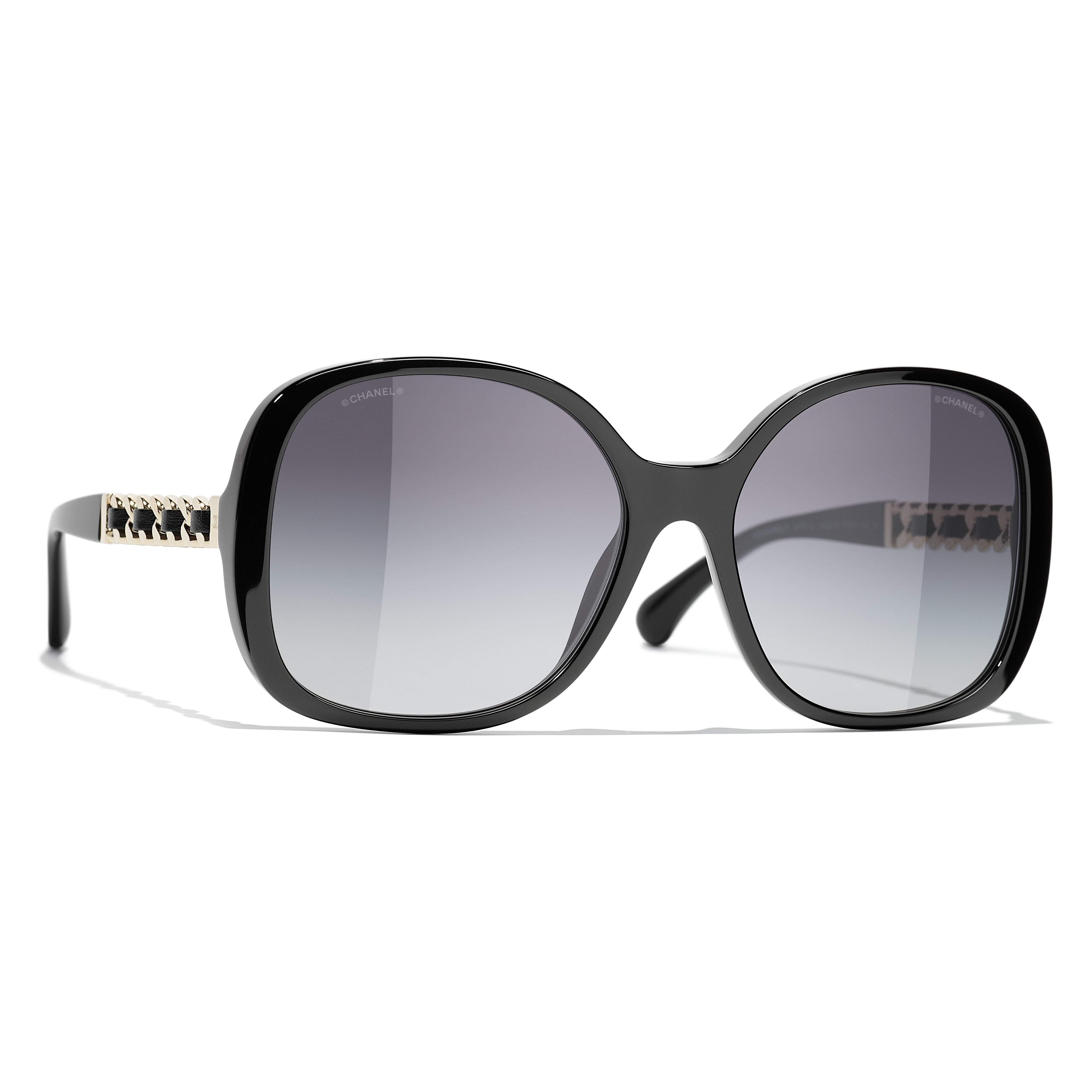 Sunglasses Chanel CH5470Q C622S6 57-17 Black in stock, Price 300,00 €