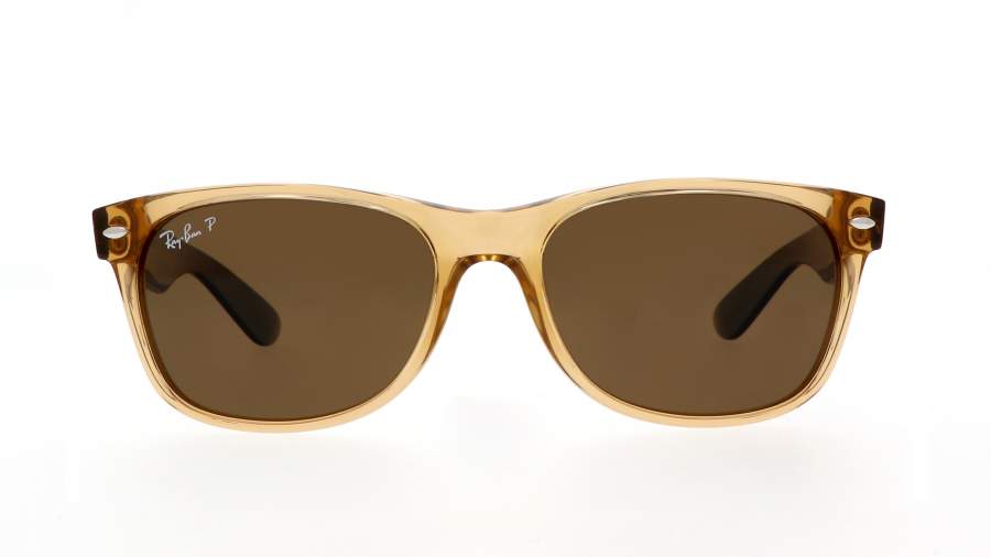 Lacoste Wayfarer lunettes de soleil Style en miroir bleu noir L683/S 002 55 