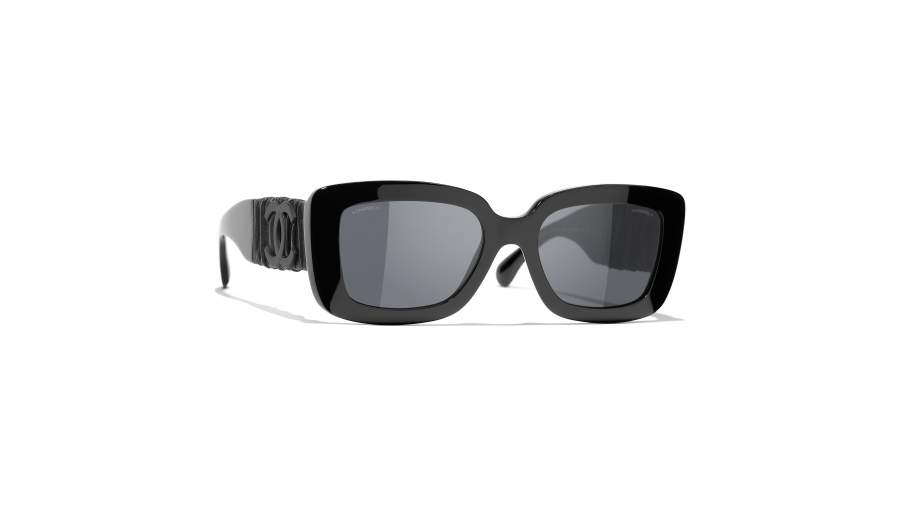 Sunglasses Chanel   CH5473Q C888S4 53-19 Black in stock