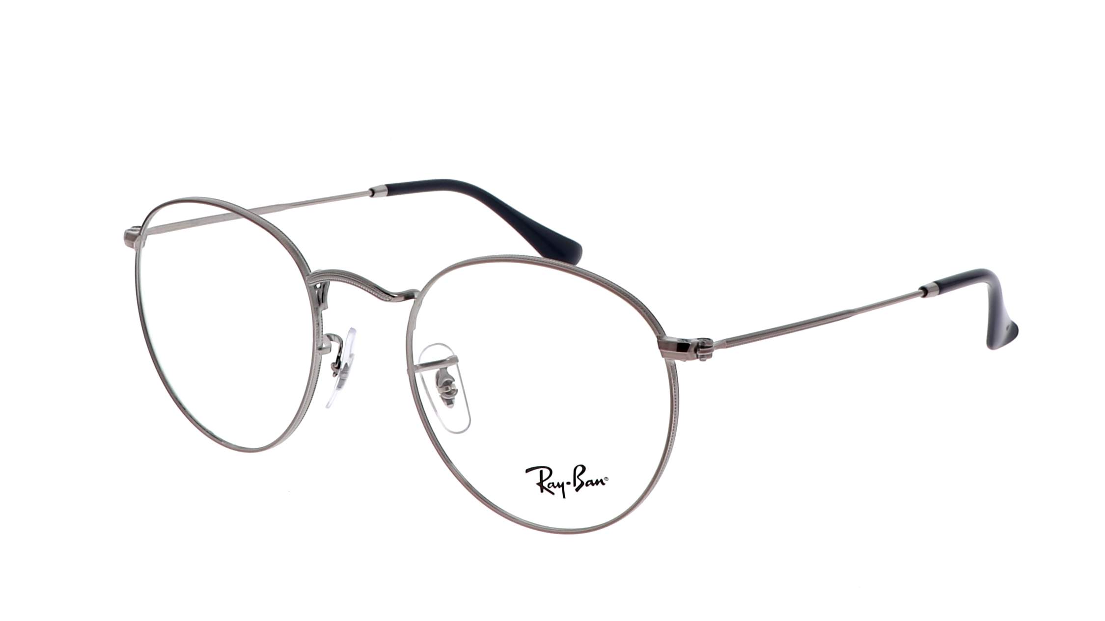 Eyeglasses Ray Ban Round Metal Rx3447v 2502 50 21 Gun Metal In Stock Price 7325 € Visiofactory 