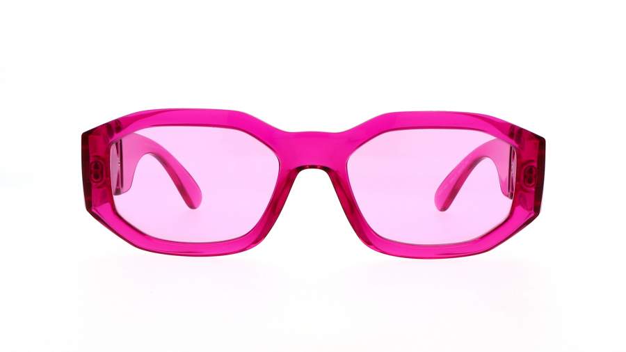 Sunglasses Versace VE4361 5334/5 53-18 Transparent Fuxia in stock