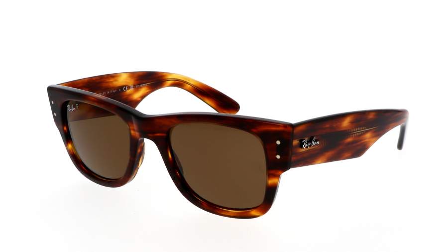 Gå vandreture Gummi Siesta Sunglasses Ray-ban Mega wayfarer RB0840S 954/57 51-21 Striped havana in  stock | Price 108,29 € | Visiofactory