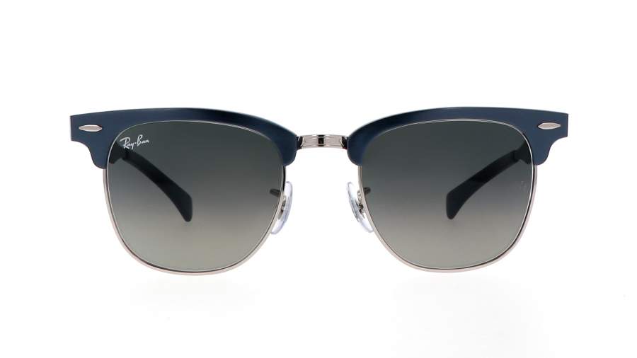 Lunettes de soleil Ray-ban Clubmaster RB3507 9248/71 51-21 Brushed blue on silver en stock