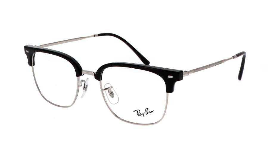 Ray-ban New clubmaster RX7216 2000 51-20 Black on silver in stock