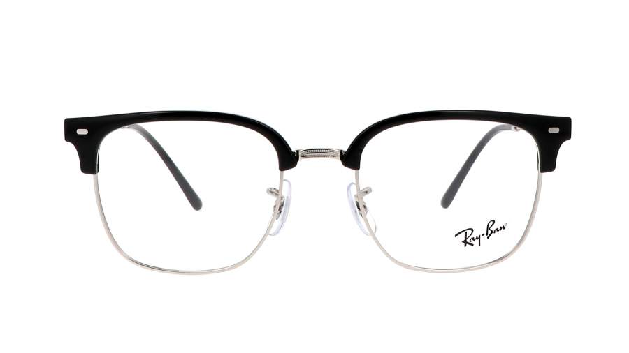 Ray-ban New clubmaster  RX7216 2000 51-20 Black on silver 