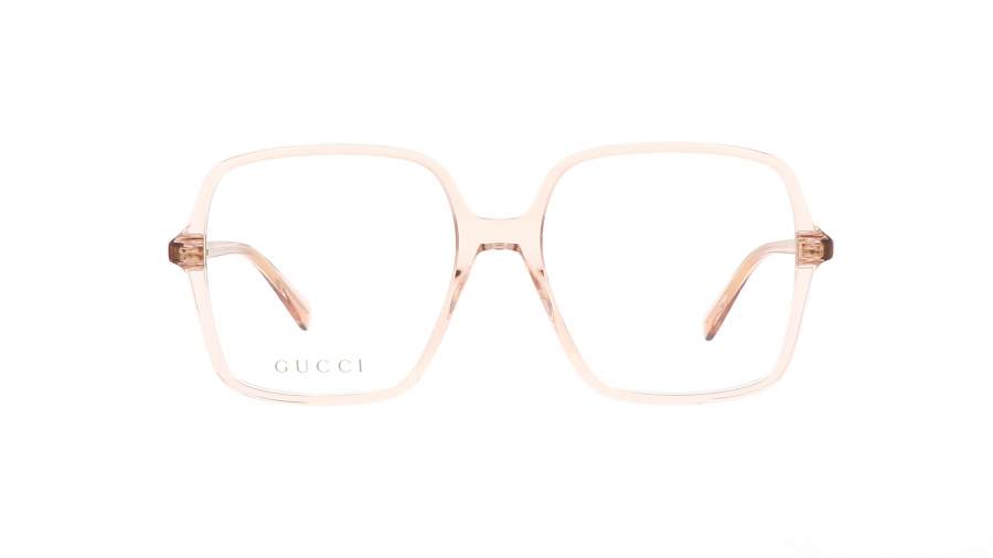 Lunettes de vue Gucci  GG1003O 006 53-16 Nude transparent en stock