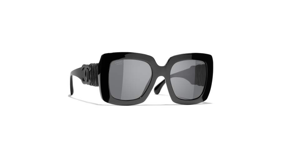 Sunglasses Chanel  CH5474Q C888/T8 52-21 Black in stock